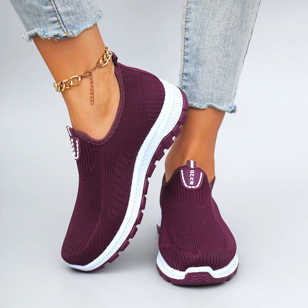 Spring Women's Comfortable, Breathable, Lightweight and Wear-Resistant Casual Shoes with Soft Soles for Lazy People to Step on