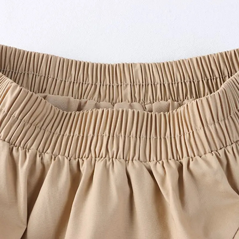 High Waist A-Line Skirt 2024 Summer New Sle Slimming Asymmetrical Belted Midi Skirt Women's f-length Skirts