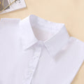 Women's Fashion Cotton Fake Collar, Simple Half Style Fake Collar, Versatile and Convenient Detachable Collar