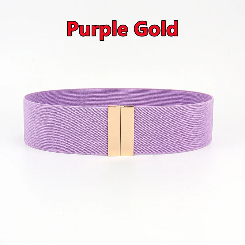 Fashion Women Elastic Band Wide Belts