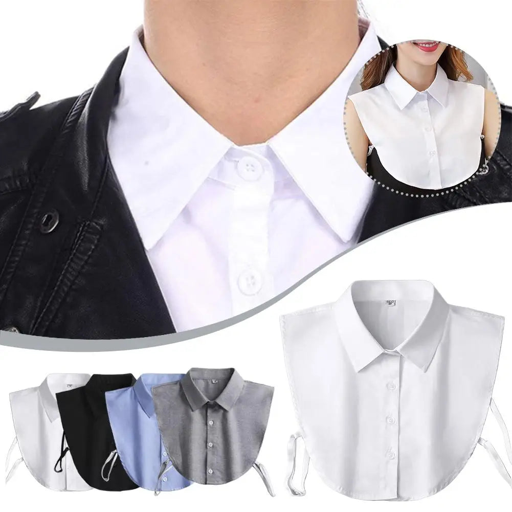Fake Collar Elegant Ruffle Edge Versatile Adult Exquisite Solid Color Independent Packaging
