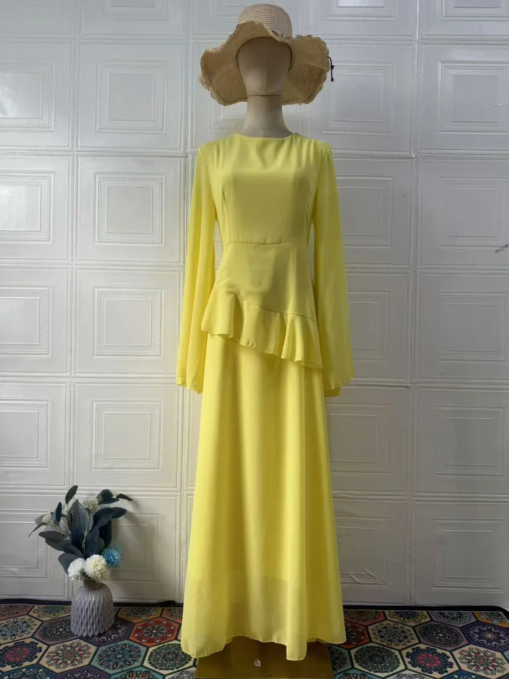 Slim Fit Full Sleeve Maxi Dress