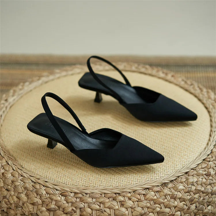 Summer 2026 New Women's Shoes - Stylish Pointed Toe Stiletto Heel Women's Shoes with a Single Strap and Elegant Sandals