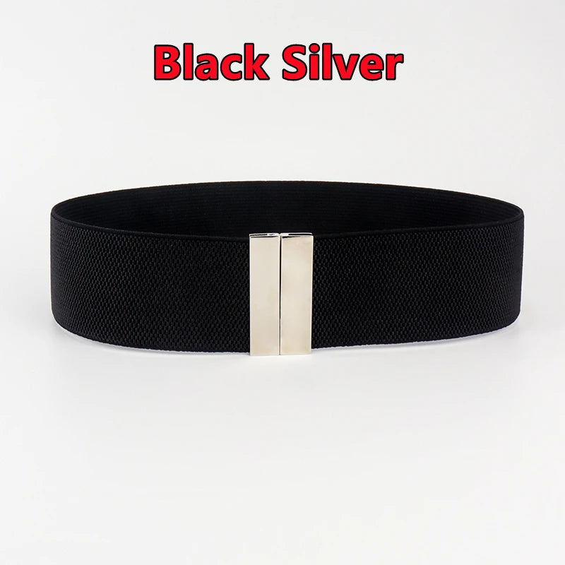 Fashion Women Elastic Band Wide Belts