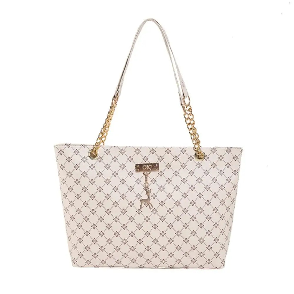 New PU Leather Shoulder Bags Large Capacity Printing Handbags Tote Bag Women Shoulder Bags Tote Bag