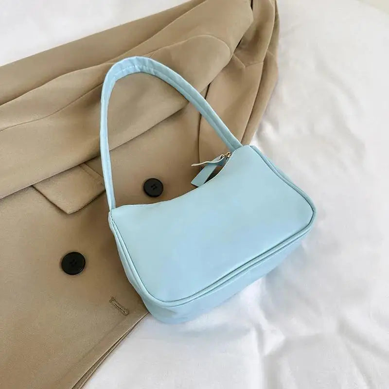 Pretty New 1 Pcs Shoulder Bag Trendy Underarm Handbag Versatile Niche Solid Color Mobile Phone Bag Girls' Shoulder Bag Handbag
