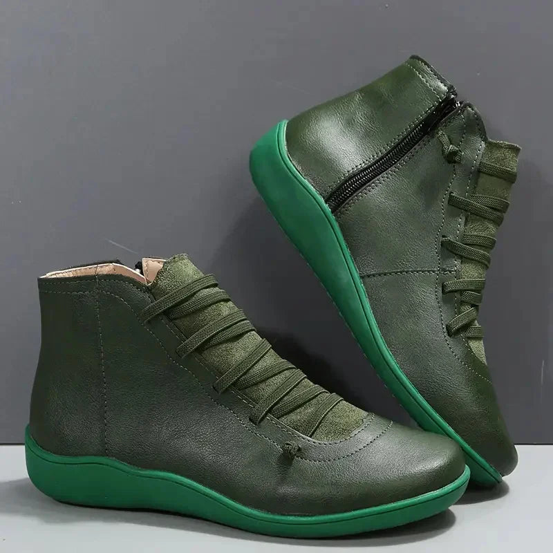 Women Boots Winter Flat Short Vintage Comfortable Snow Boots Women Comfortable Anti-slip Walking Shoes for Women Botas De Mujer
