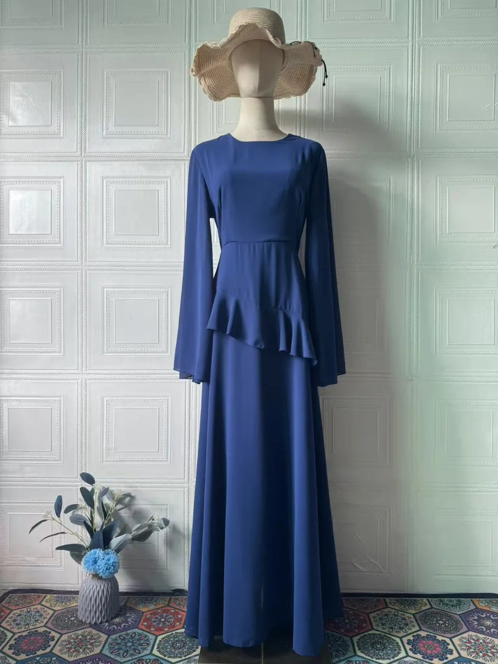 Slim Fit Full Sleeve Maxi Dress