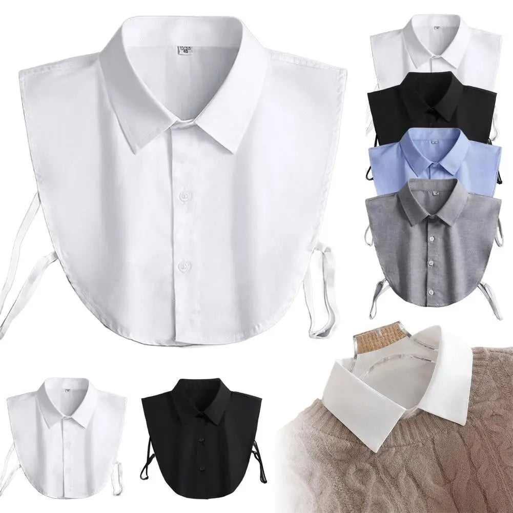 Fake Collar Elegant Ruffle Edge Versatile Adult Exquisite Solid Color Independent Packaging