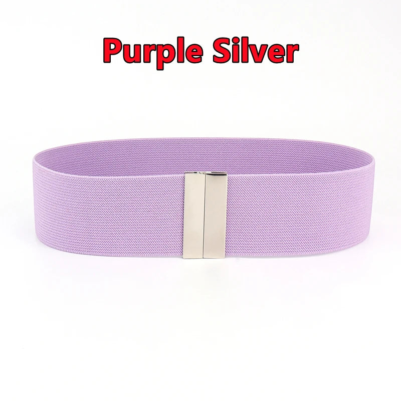Fashion Women Elastic Band Wide Belts