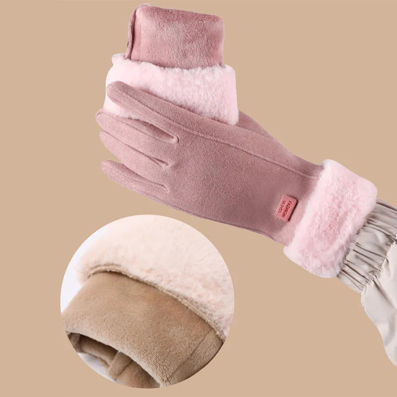 Women's Gloves Warm Windproof Winter Gloves For Women Cold Resistant Touch Screen Gloves Finger gloves Halloween Accessories
