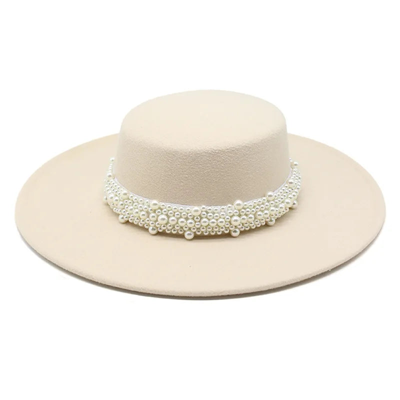 Bowler hat Women's cap hats for men fedoras fashion 2023 fedoras felt panama chapel beach elegant Wedding picture hat fascinator