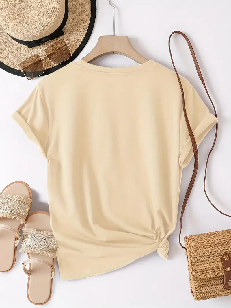 Dragonfly Graphic Print Short Sleeve Tee