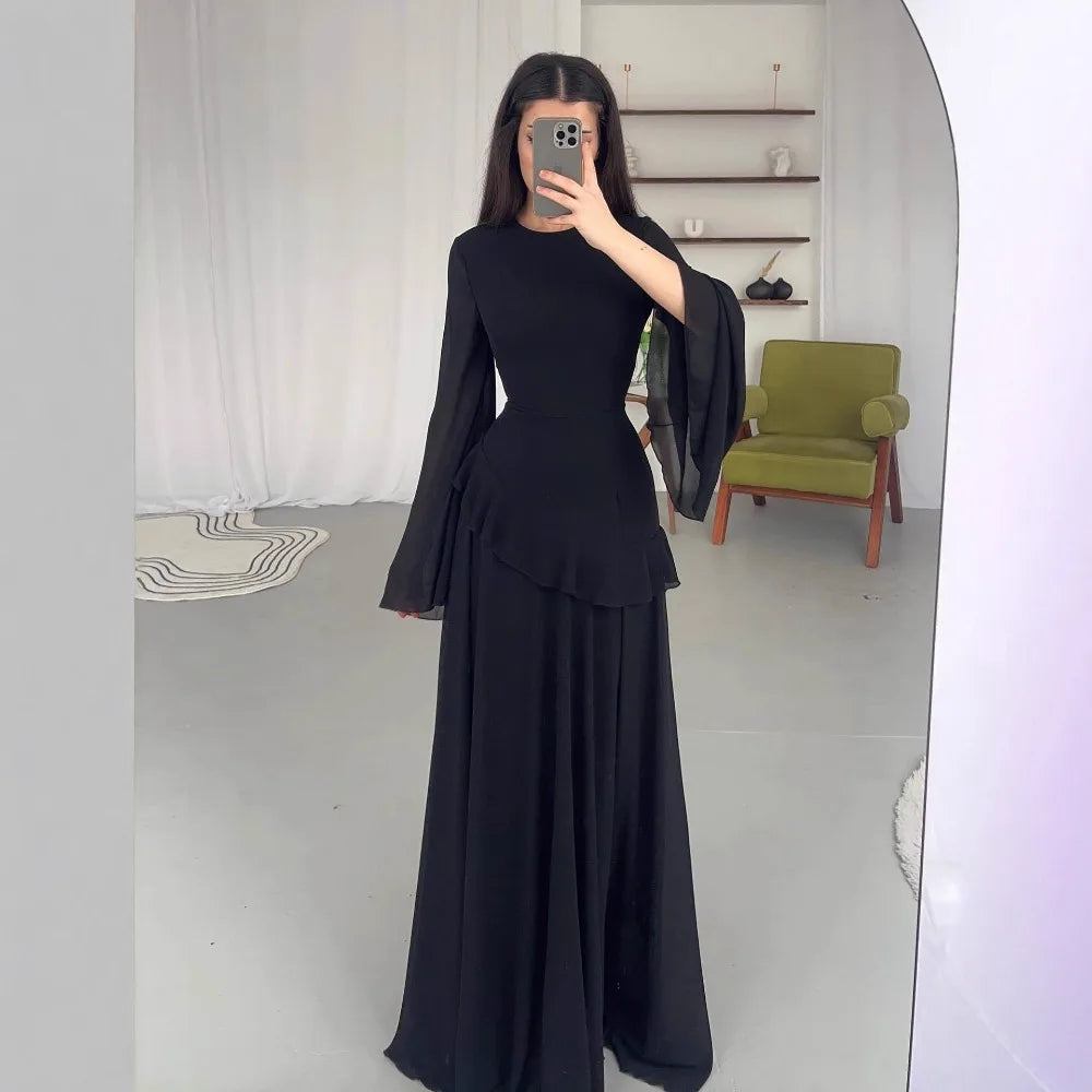 Slim Fit Full Sleeve Maxi Dress