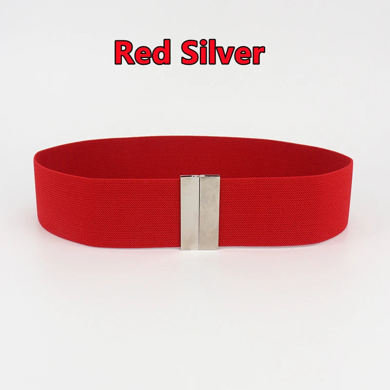 Fashion Women Elastic Band Wide Belts