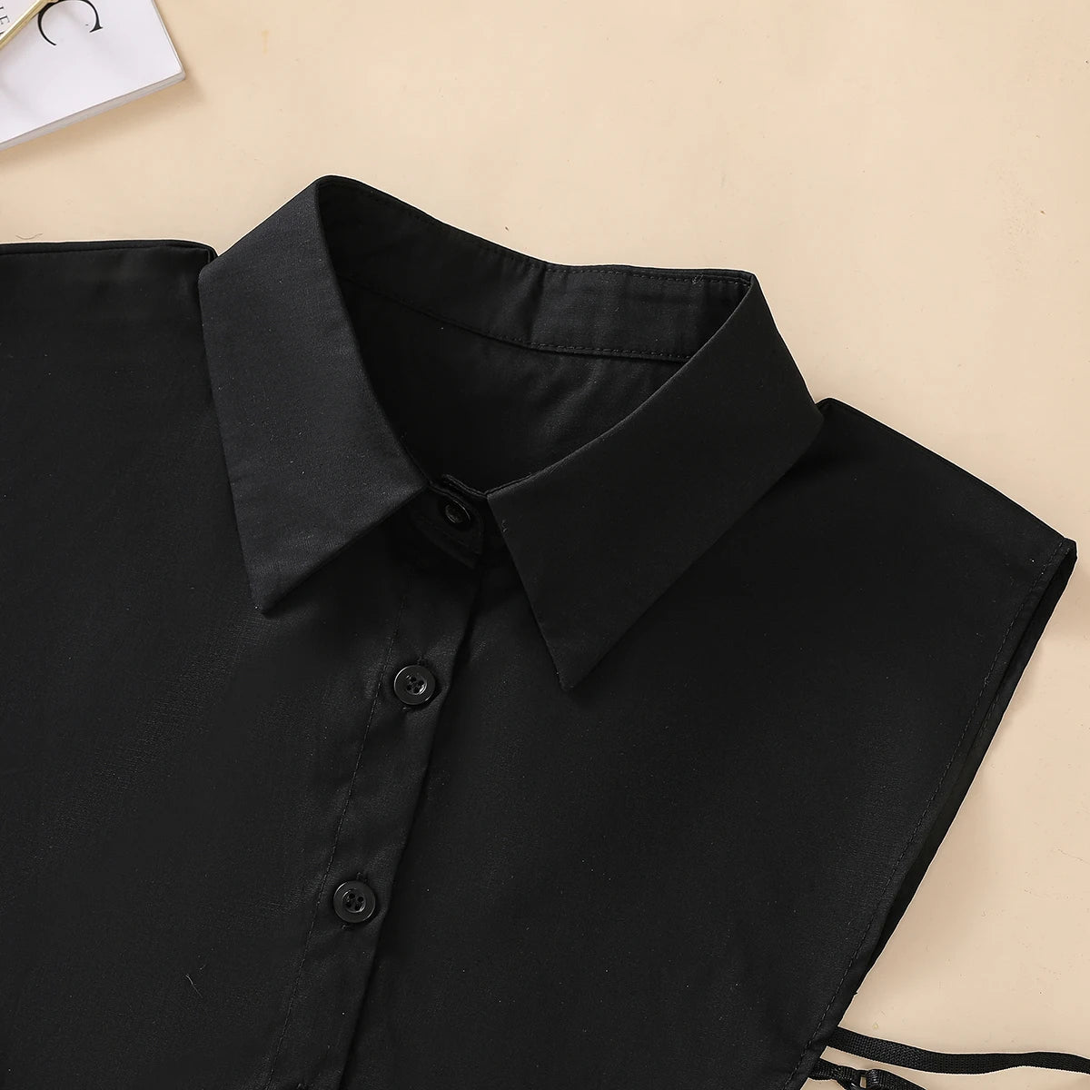 Women's Fashion Cotton Fake Collar, Simple Half Style Fake Collar, Versatile and Convenient Detachable Collar