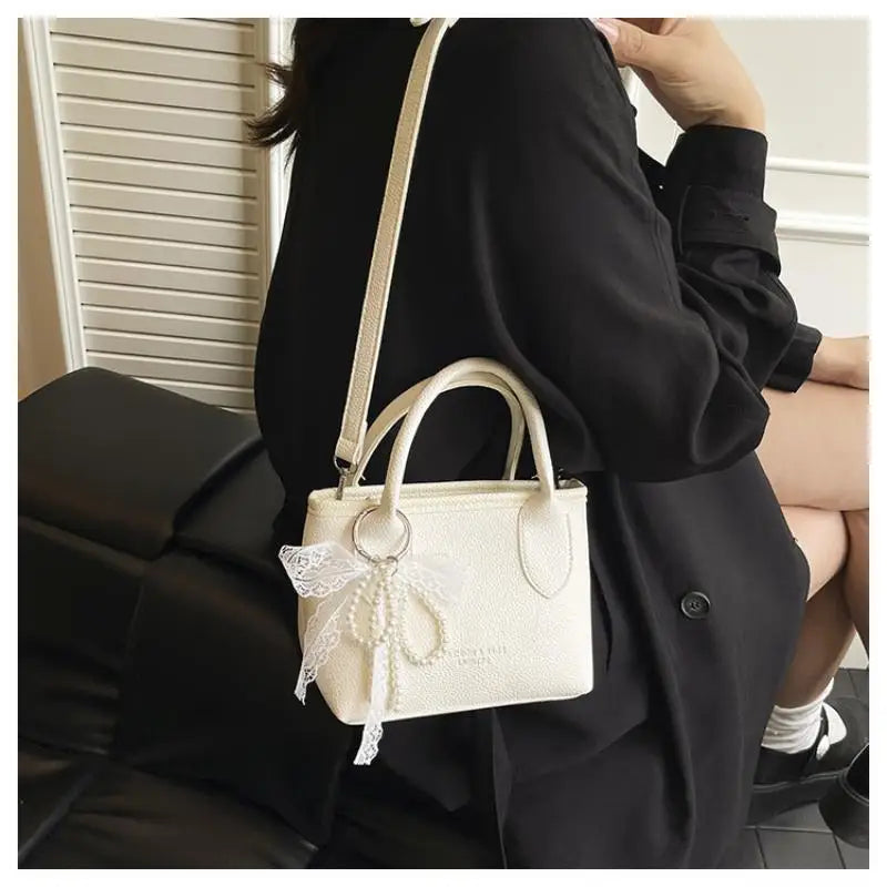 Solid Color Square Shoulder Bags for Women Minimalist Design for All Seasons