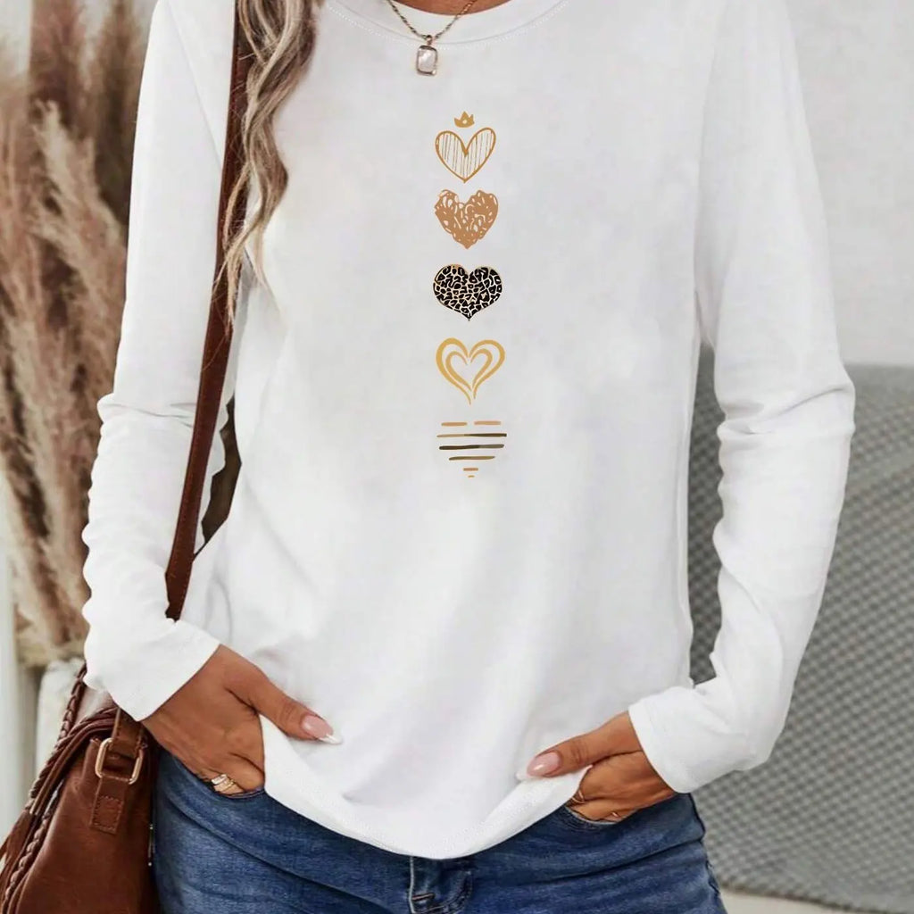 100 cotton Autumn Winter Women black white Street Comfortab tshirt long sleeve  Print T Shirt  Streewear Clothes Causal Female