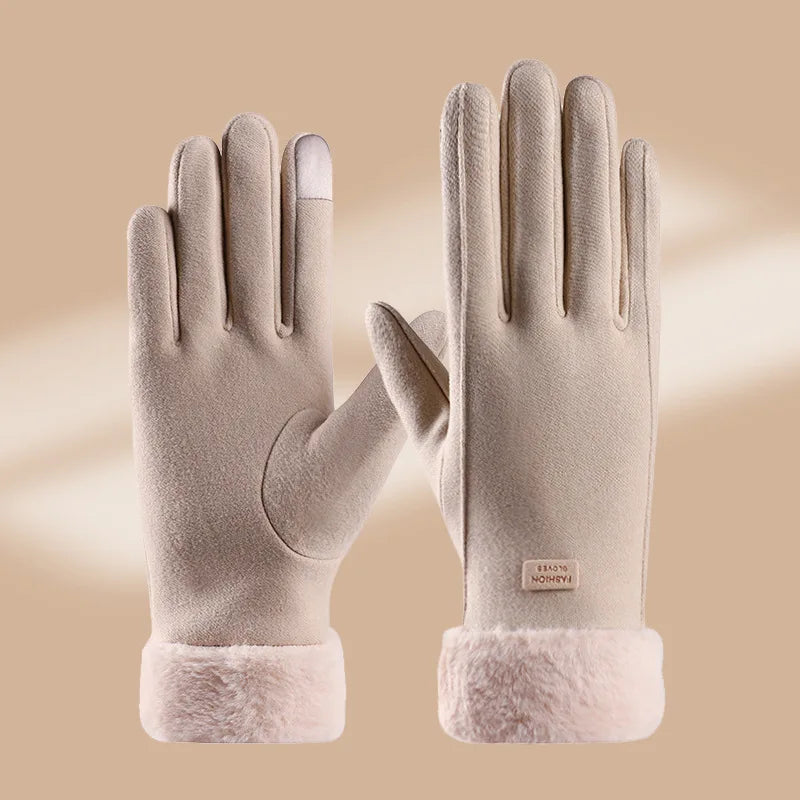 Women's Gloves Warm Windproof Winter Gloves For Women Cold Resistant Touch Screen Gloves Finger gloves Halloween Accessories