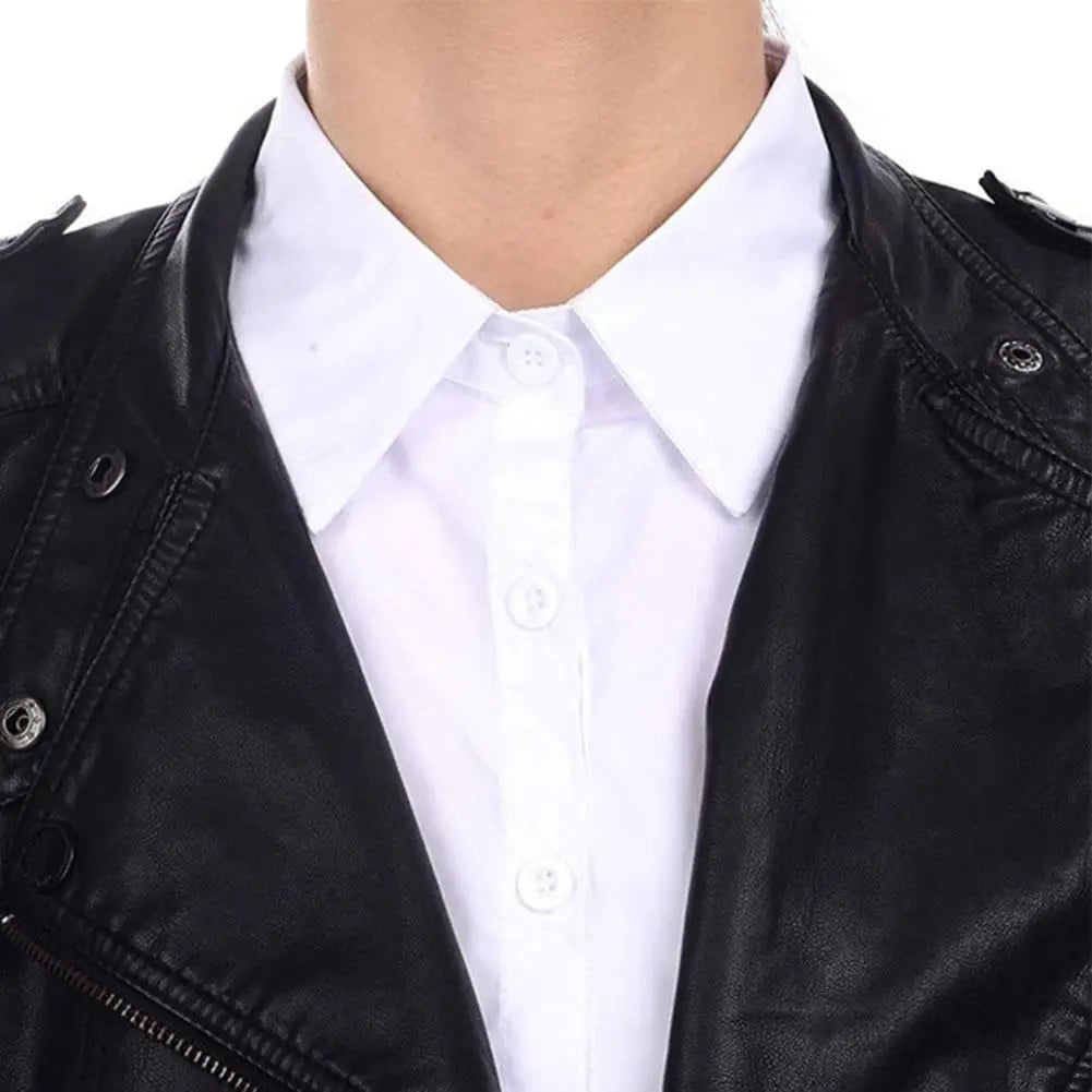 Fake Collar Elegant Ruffle Edge Versatile Adult Exquisite Solid Color Independent Packaging