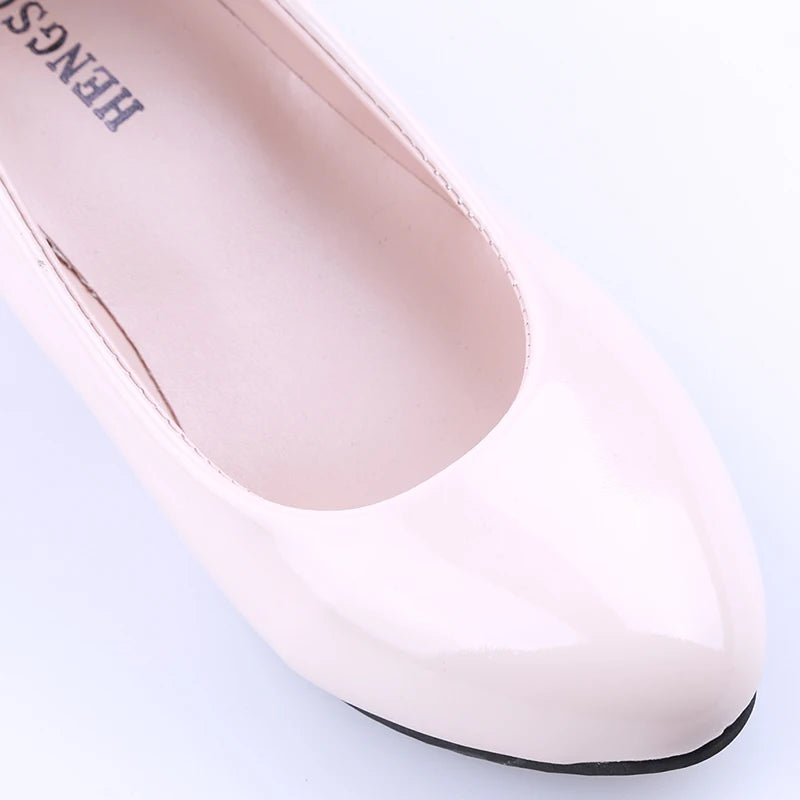 Elegant Pointed Toe Women Medium Heel Pumps Slip On Dress Shoes For Wedding Office Party Daily Wear Stiletto Heel Footwear