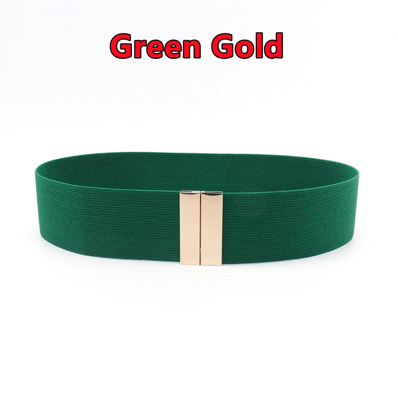 Fashion Women Elastic Band Wide Belts