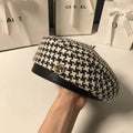 Hats for women autumn and winter cotton women's  beret flat cap warm cap sunscreen cap fashion age-reducing cap panama cap K244