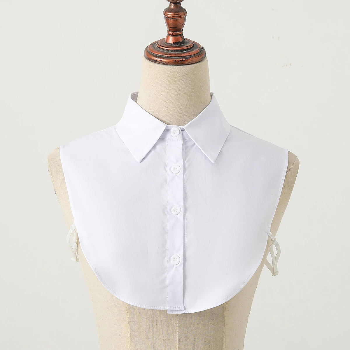 Women's Fashion Cotton Fake Collar, Simple Half Style Fake Collar, Versatile and Convenient Detachable Collar