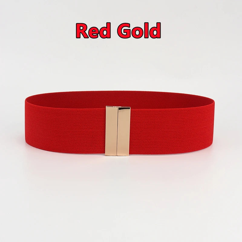 Fashion Women Elastic Band Wide Belts