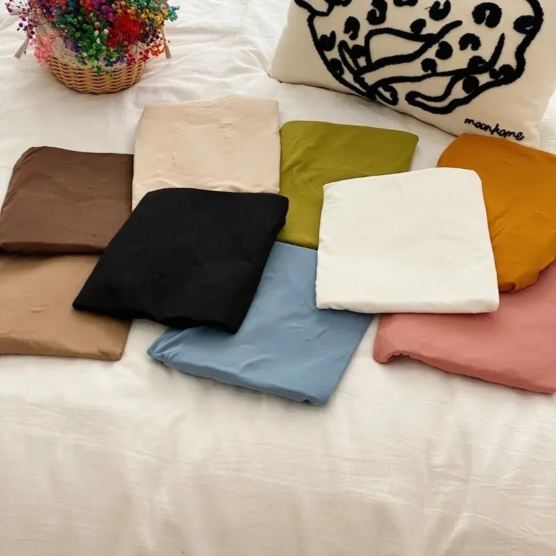 Autumn Winter Women T Shirt Long Sleeve Solid Color Pullover Basic Half Turtleneck Slim Fit Casual Top Korean Fashion Undershirt
