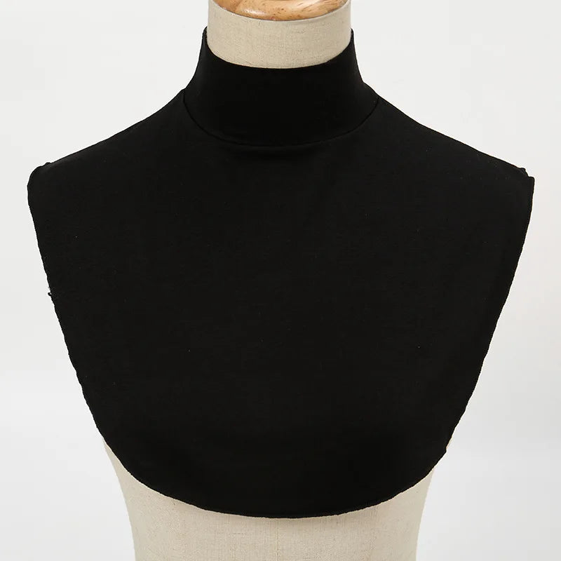 Fake Collar Women Modal Half Collar False Turtleneck High Neck Cover Detachable Neck Collar