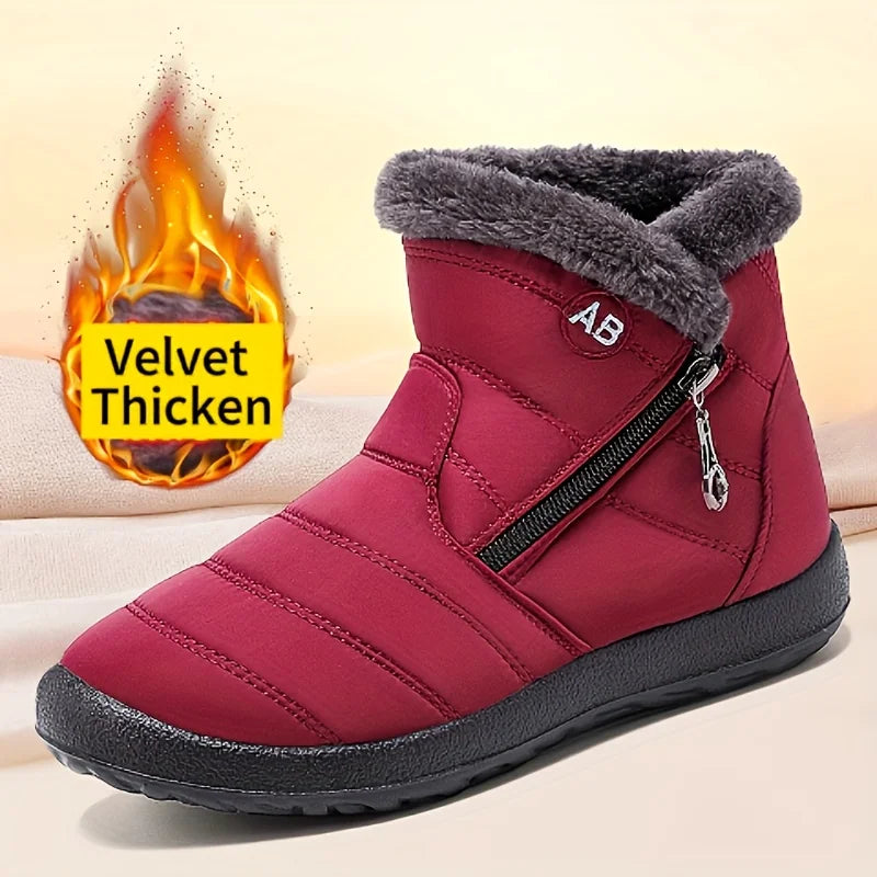 women shoes High-top cotton boots for women are warm and anti-slip loafers  safety shoes  cheap shoes clearance free shipping