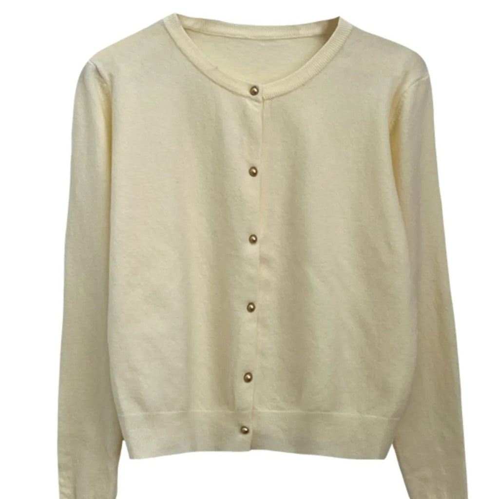 Knitted Women Cardigans New Long Sleeve O-Neck Black Knit Cardigan Women Tops Knitwears Sueters De Mujer Q1054