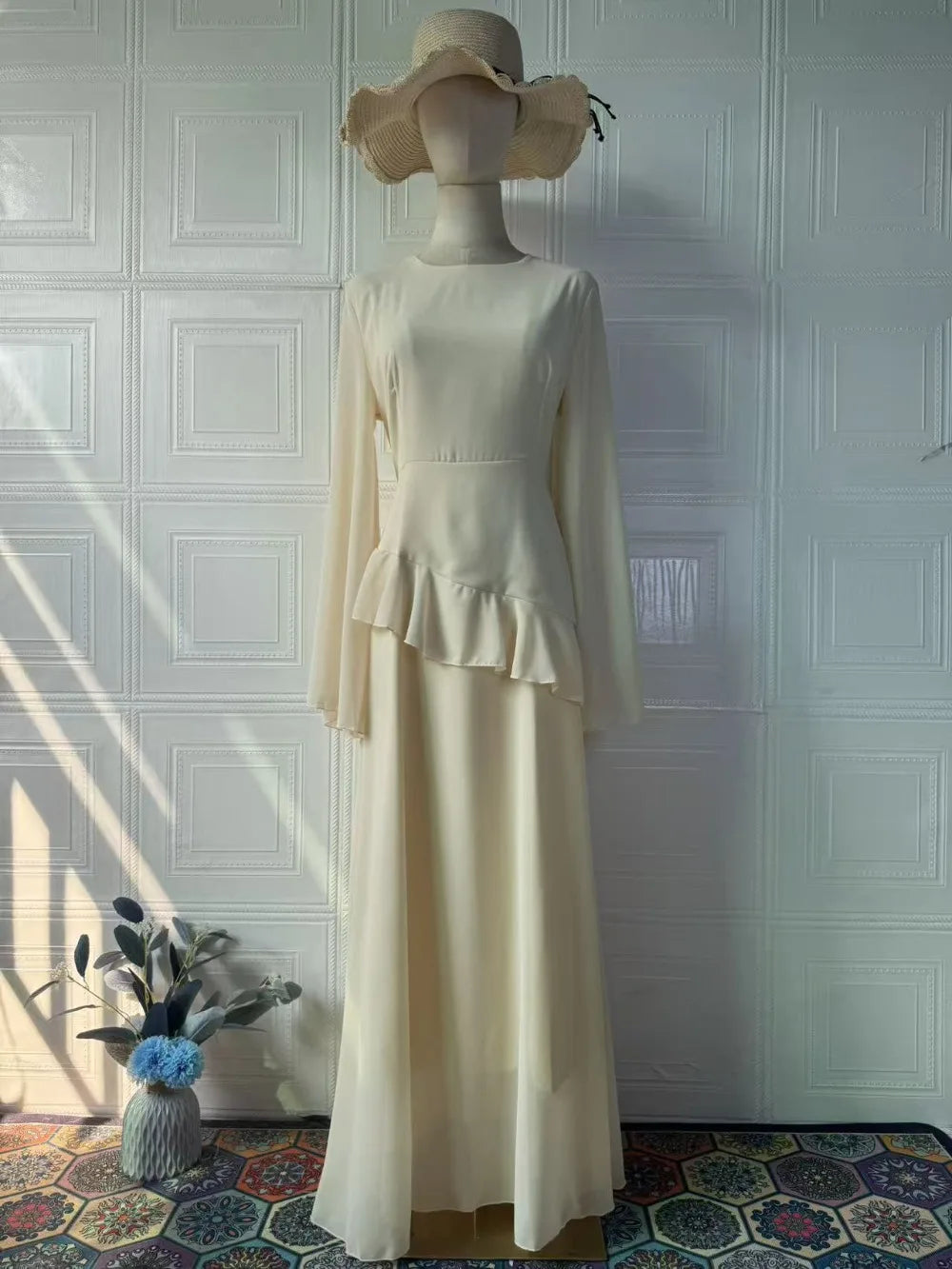 Slim Fit Full Sleeve Maxi Dress