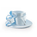 Elegant Cloth Top Hats For Women Cocktail Tea Party Derby Cap Ladies Flower Wide Brim Church Fedora Black Cloche Hats