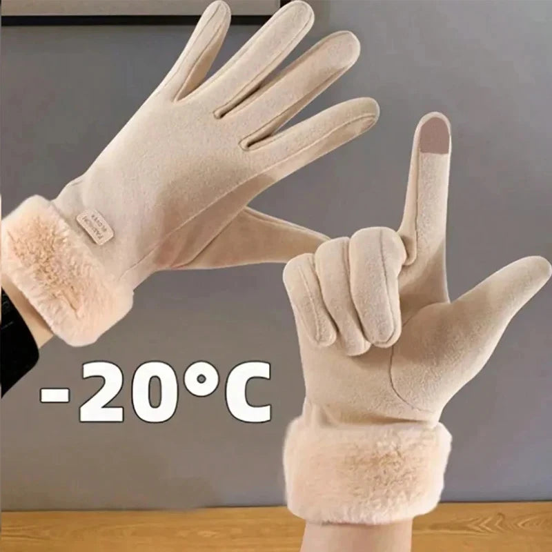 Women's Gloves Warm Windproof Winter Gloves For Women Cold Resistant Touch Screen Gloves Finger gloves Halloween Accessories