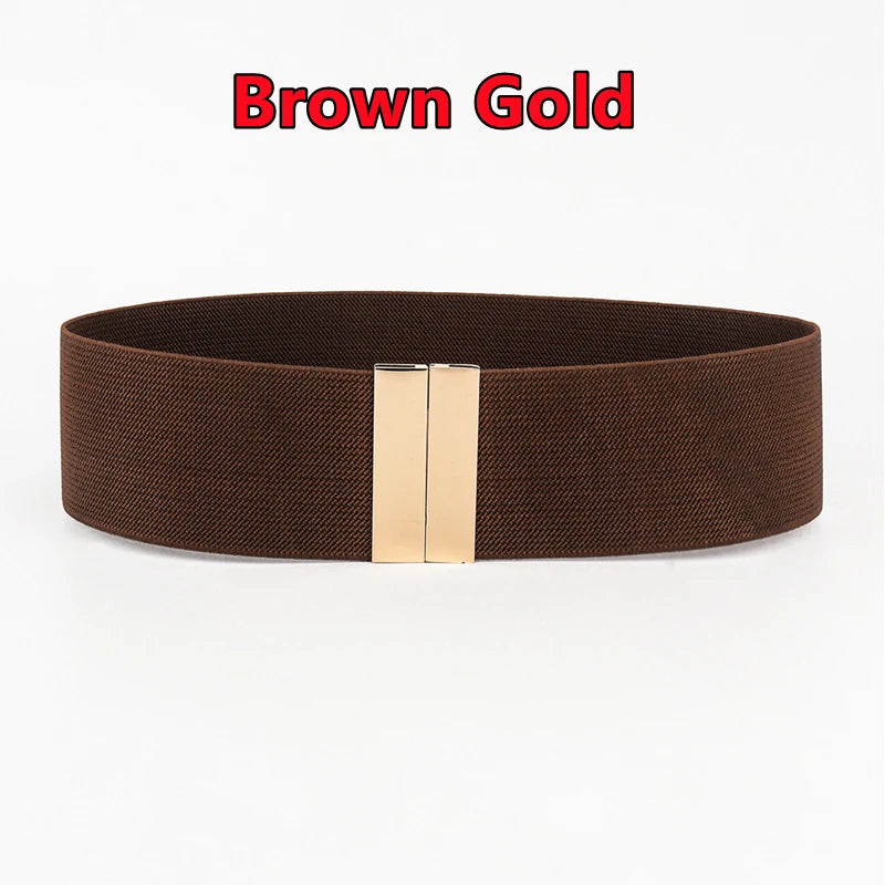 Fashion Women Elastic Band Wide Belts