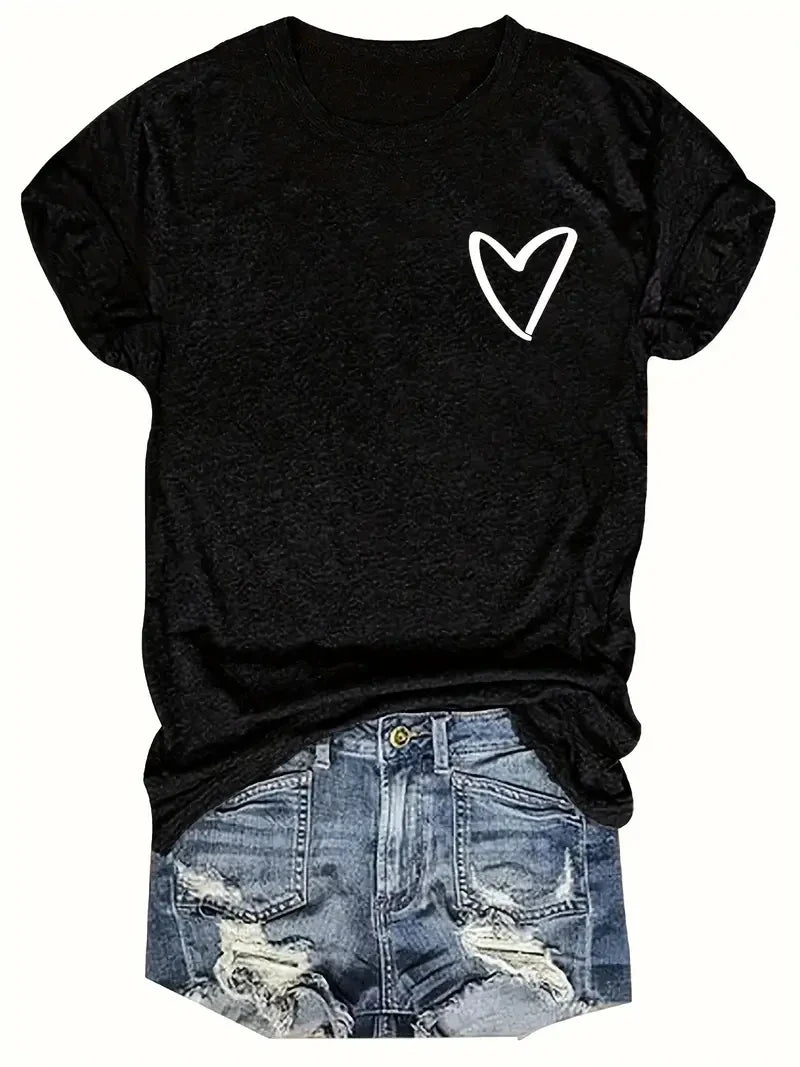 Women's Be Your Own Beautiful T-Shirt Graphic Tee  Round Neck Short Sleeve Casual shirts for women
