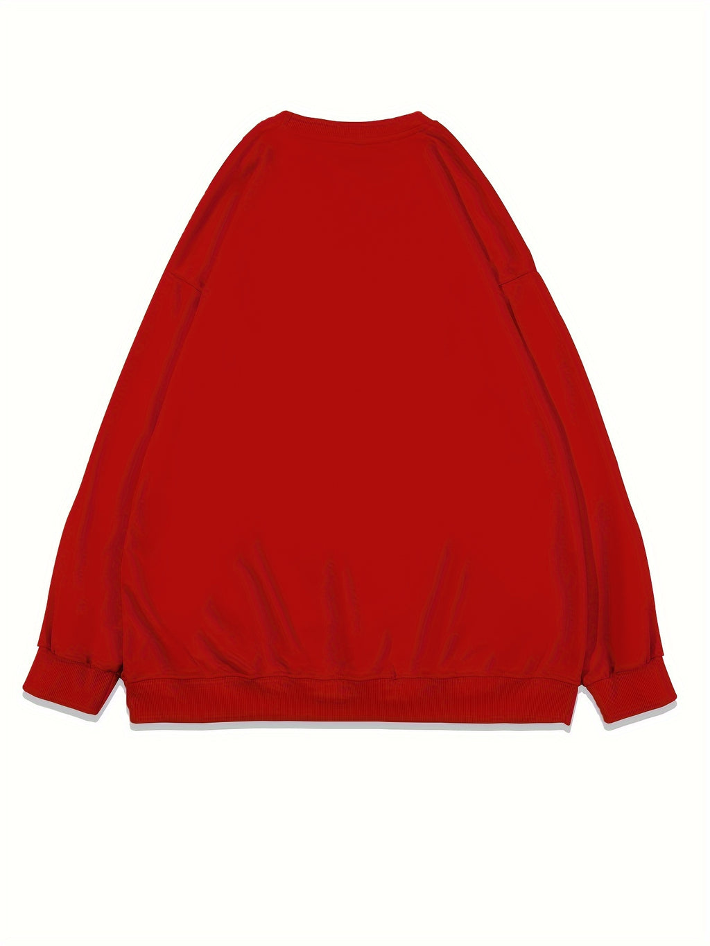 Cozy Plus Size Letter Print Crew Neck Pullover Sweatshirt - Women's Plus Size Clothing for Fall & Winter - Soft, Long Sleeve, Casual, Comfortable, and Stylish