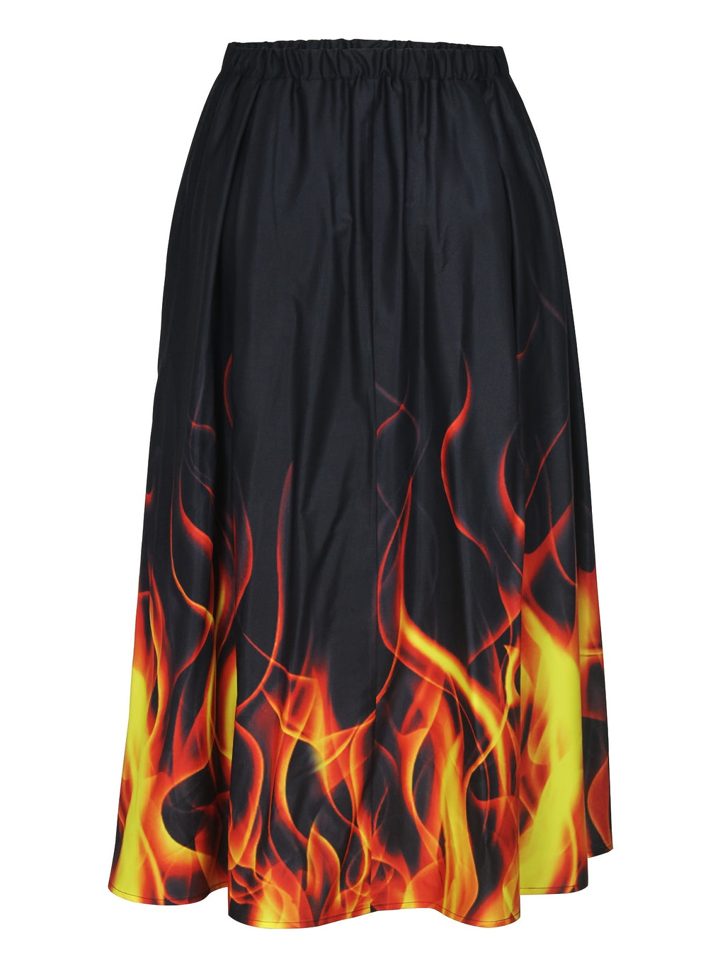 Plus Size Graphic Print Skirt, Casual Skirt For Spring & Summer, Women's Plus Size Clothing