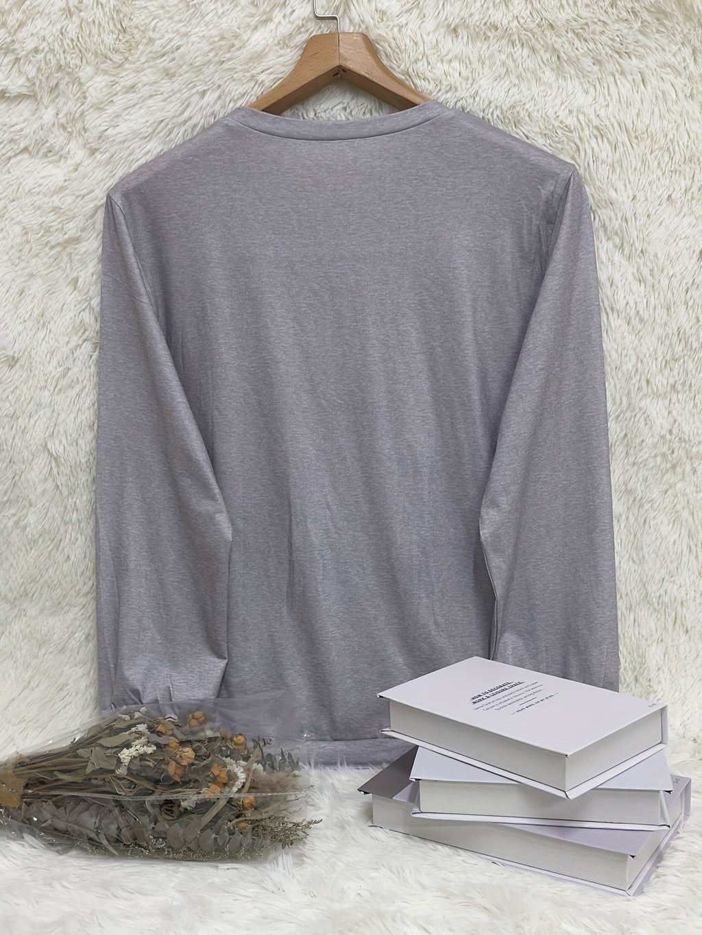 Plus Size Football Print Crew Neck T-shirt, Casual Long Sleeve Top For Spring & Fall, Women's Plus Size Clothing
