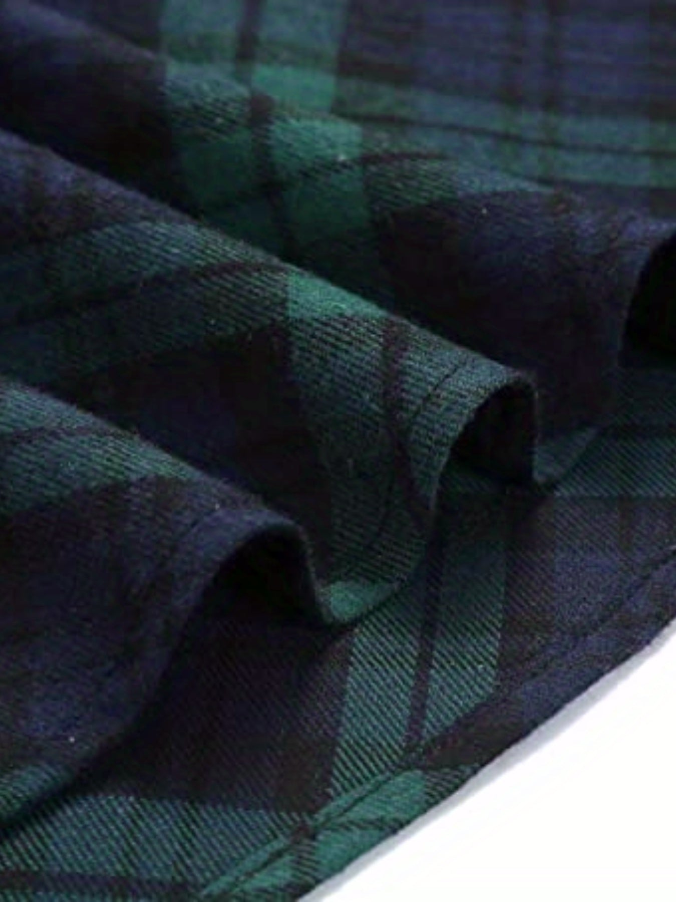 Plus Size Casual Skirt, Women's Plus Plaid Print Elastic High Rise Slight Stretch A-line Maxi Skirt With Pockets